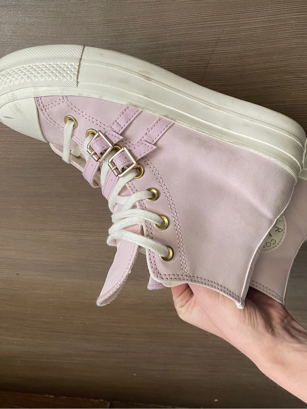 Pink Platform Converse - Picture 3 of 7